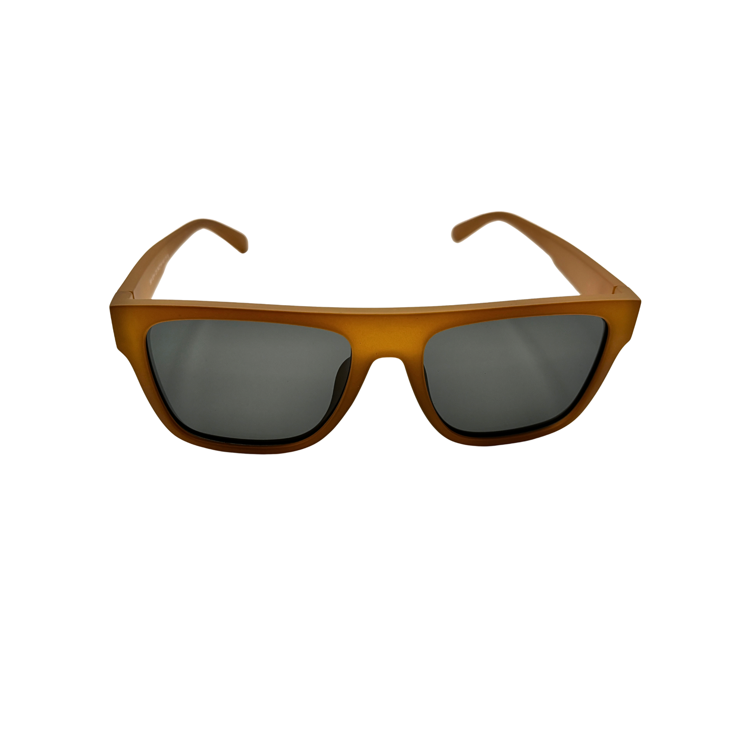 I SKI Summit Flat-Top Polarized Sunglasses – Matte Sandstone / Smoke