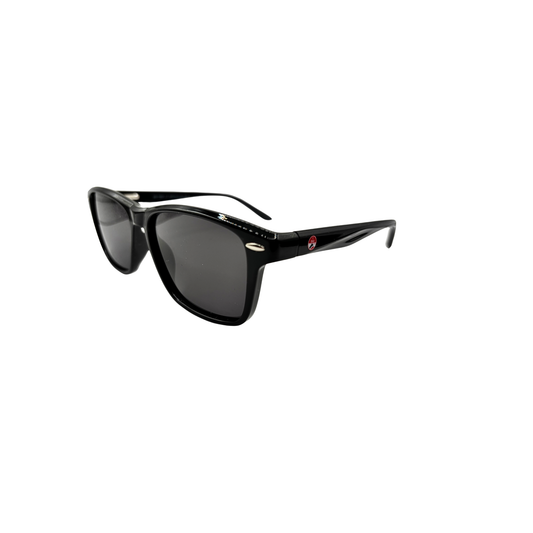 I SKI Classic Square Polarized Sunglasses – Black / Smoke