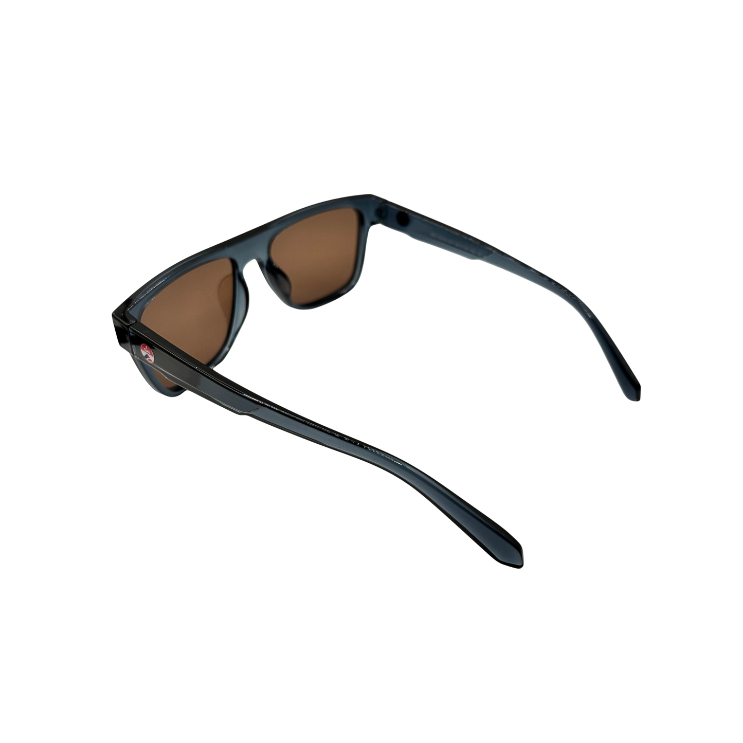 I SKI Summit Flat-Top Polarized Sunglasses – Translucent Grey-Blue / Tea