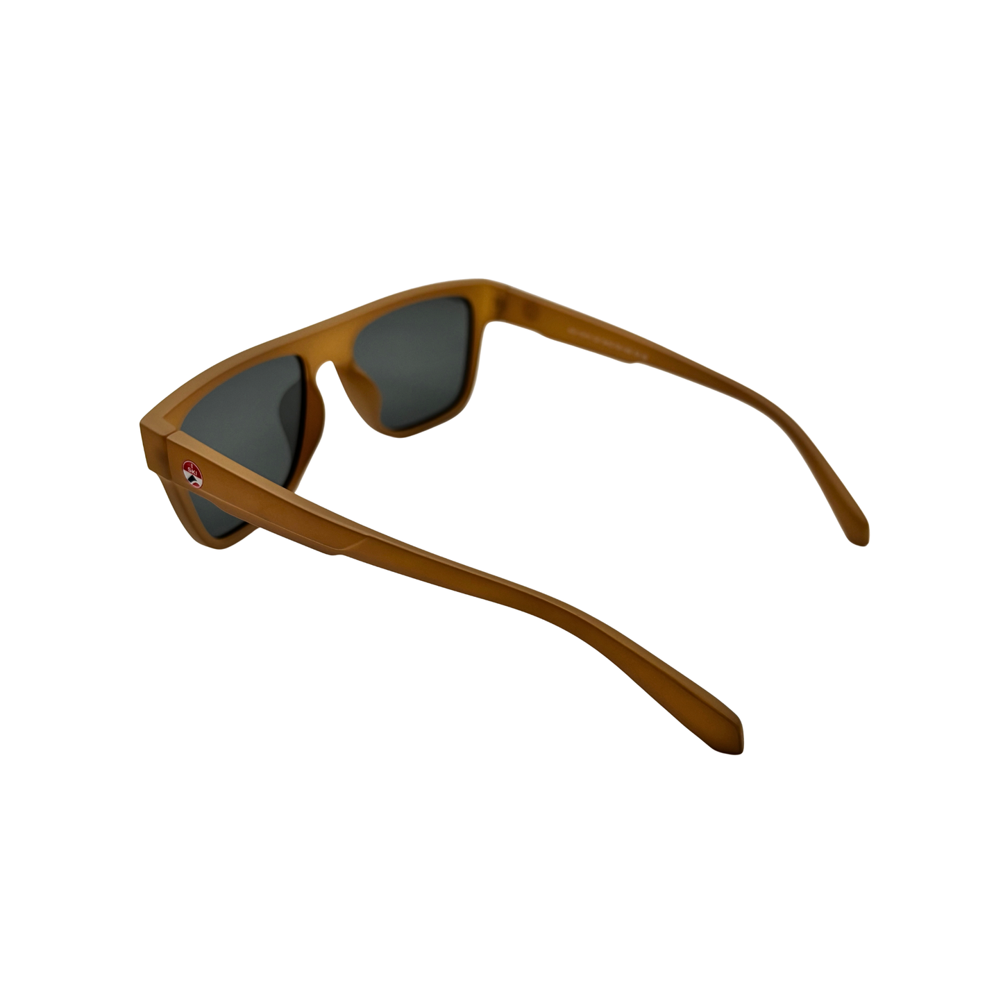 I SKI Summit Flat-Top Polarized Sunglasses – Matte Sandstone / Smoke