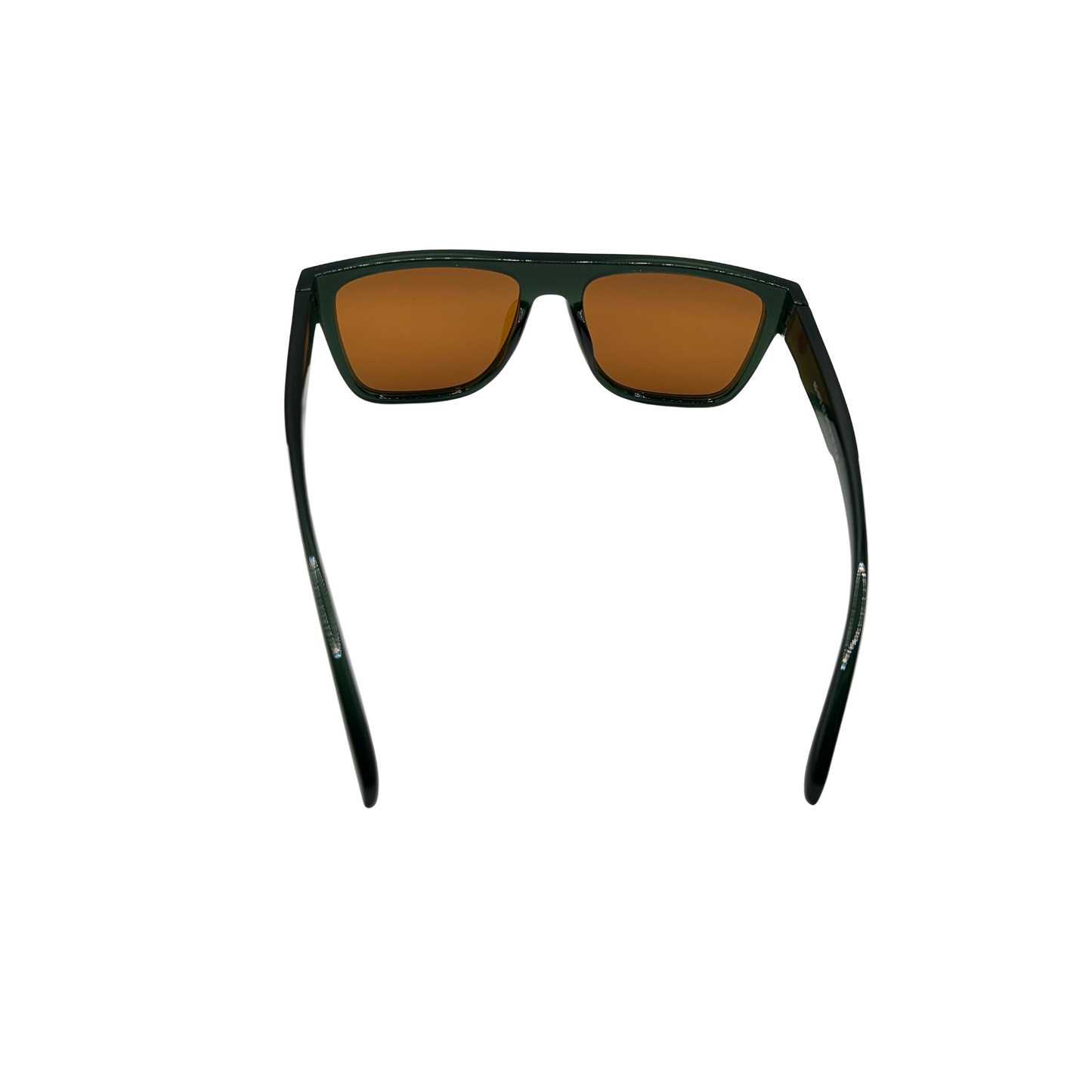 I SKI Summit Flat-Top Polarized Sunglasses – Translucent Green / Tea