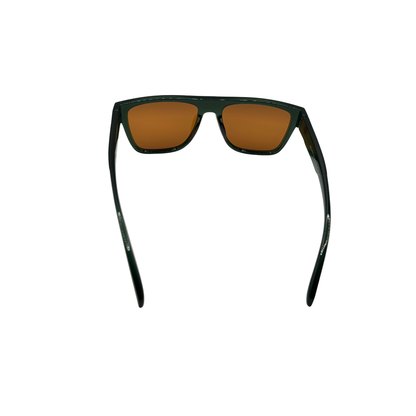 I SKI Summit Flat-Top Polarized Sunglasses – Translucent Green / Tea