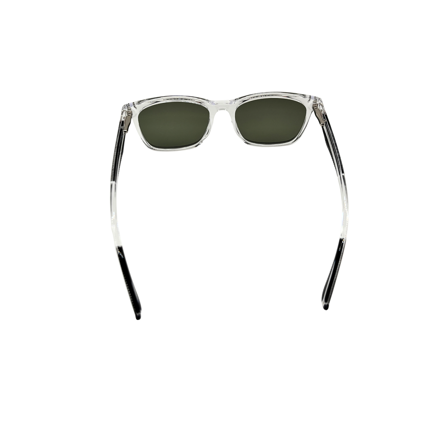 I SKI Classic Square Polarized Sunglasses – Transparent / Green