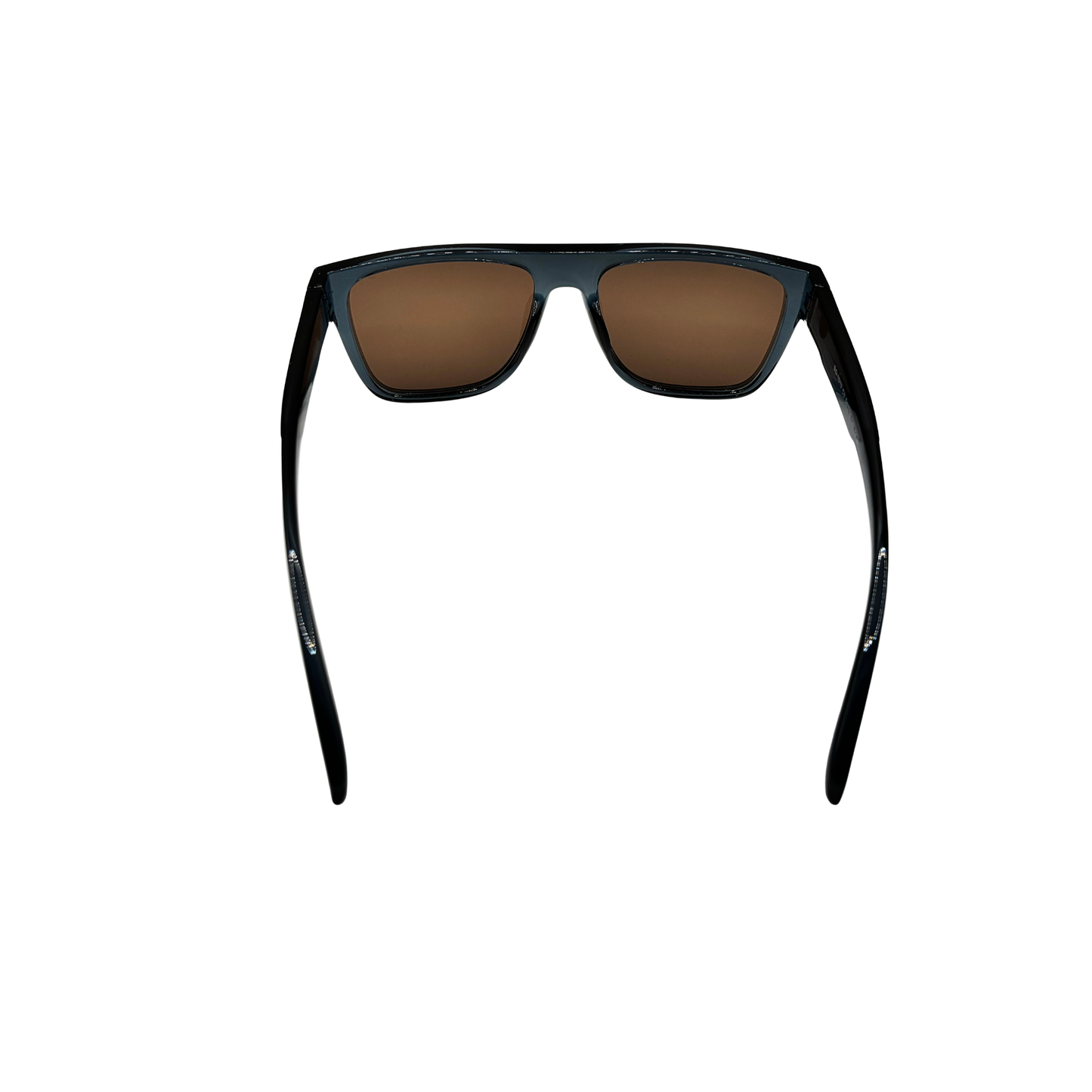 I SKI Summit Flat-Top Polarized Sunglasses – Translucent Grey-Blue / Tea