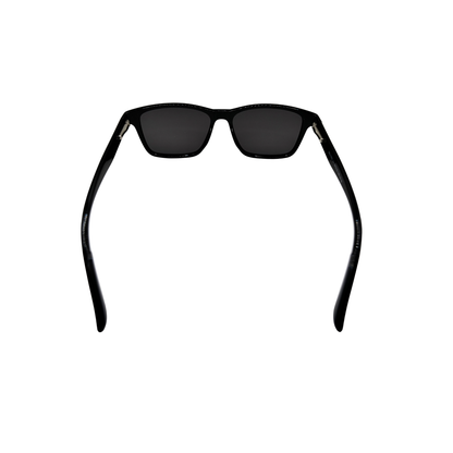 I SKI Classic Square Polarized Sunglasses – Black / Smoke